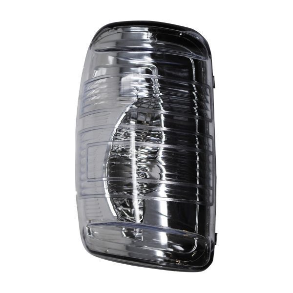 Luz intermitente blanca para Espejo retrovisor izquierdo con bombilla de 16W para Ford Transit desde 2014 hasta hoy.
