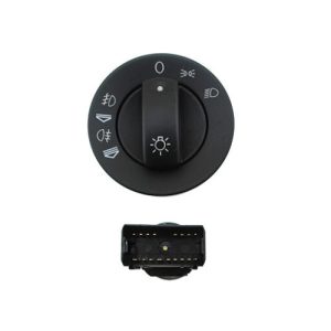 Interruptor rotativo de control de luces principales y luces antiniebla 8E0941531 compatible con Audi A4.