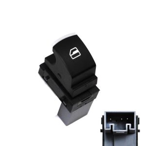 Interruptor de mando de ventanilla 7L6959855BREH compatible con Seat Ibiza, Leon | VW Caddy, Transporter.