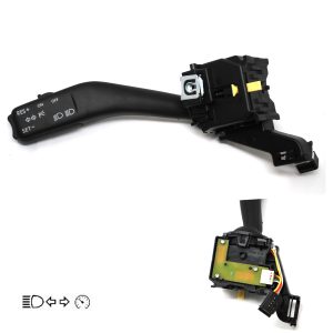 Palanca mando faro y luz de giro intermitente 1K0953513A compatible con Seat Altea, Leon | VW Caddy, Golf.