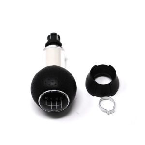 Pomo perilla cambio manual 6 velocidades negro plateado Audi A3, A4, A6