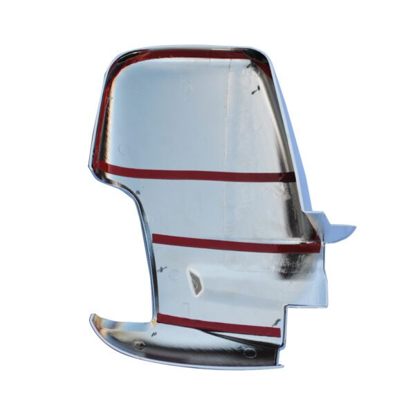 Soporte Cubierta Carcasa plateada para espejo retrovisor izquierdo Ford Transit