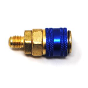 Conector rápido, baja presión, recto, macho gas R134A aire acondicionado